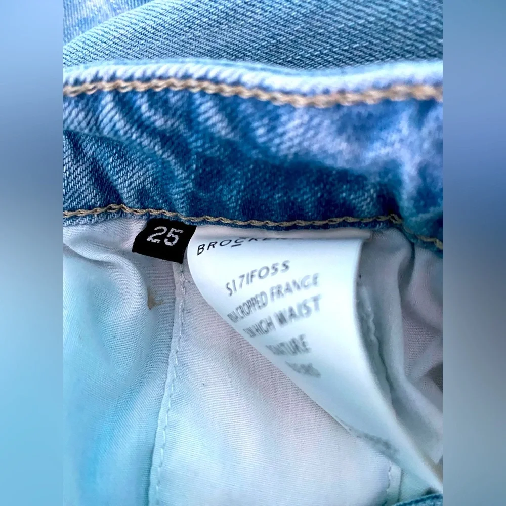 BROCKENBOW  pants for women size 25 color blue good condition - Picture 6 of 7